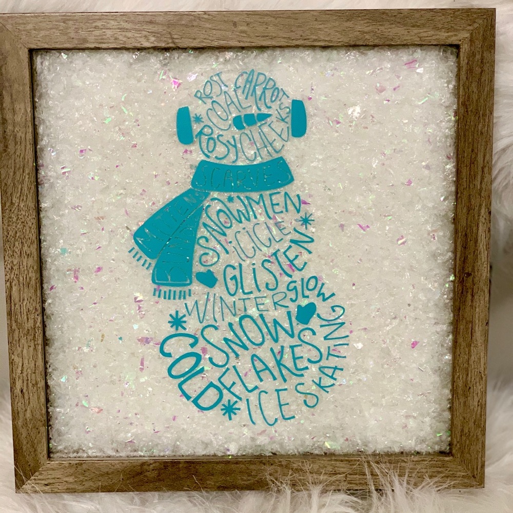 Snowman Shadowbox - Picture 4 of 5